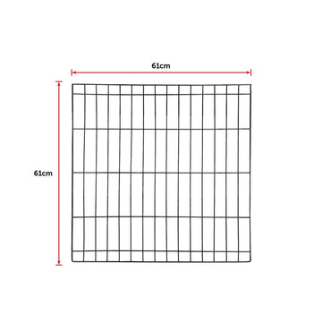 24" 8 Panel Pet Dog Playpen Puppy Exercise Cage Enclosure Fence Play Pen Randy & Travis Machinery